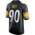 Фото #2 товара FANATICS NFL Pittsburgh Steelers T.J.Watt Home Game Short Sleeve T-Shirt