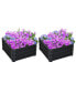 Фото #1 товара Set of 2 Elevated Wall Garden Bed, Planter Boxes for Vegetables