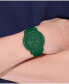 ფოტო #4 პროდუქტის Men's L 12.12. Chrono Green Silicone Strap Watch 43mm