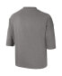 ფოტო #4 პროდუქტის Women's Heathered Gray Georgia Bulldogs Boxy T-shirt