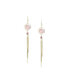 ფოტო #1 პროდუქტის Women's Rose Drop Earrings