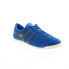 Фото #2 товара Gola Bullet Suede CMA153 Mens Blue Suede Lace Up Lifestyle Sneakers Shoes 10