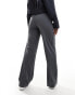 Фото #3 товара Vero Moda pleat front wide leg trousers in grey