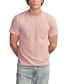 Фото #1 товара Men's Linen Short Sleeve Pocket Crew Neck T-shirt