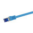 Фото #1 товара LogiLink C6A076S RJ45 CAT 6a S/FTP 5.00 m Blau 1 St. - Network - CAT 7 cable/RJ45 plug