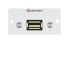 Kindermann 7444000522 - USB - 1 module(s) - USB 2.0 - Aluminium - Aluminium - 5 V