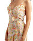 Фото #3 товара Juniors' Printed Asymmetric Ruffle Strap Dress
