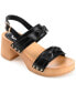 ფოტო #1 პროდუქტის Women's Tia Bow Detail Platform Sandals