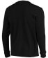 ფოტო #3 პროდუქტის Men's Black Arizona Cardinals Maverick Thermal Henley Long Sleeve T-shirt
