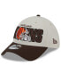 Фото #2 товара Men's Stone, Brown Cleveland Browns 2023 NFL Draft 39THIRTY Flex Hat