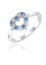 Фото #1 товара Кольцо JVD Romantic Silver Zircons SVLR0434SH2BM