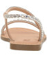 Фото #3 товара Women's Mahlah Embellished Asymmetrical Sandals, Created for Macy's