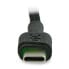 Green Cell Ray Quick Charge USB 2.0 cable type A - USB 2.0 type C with backlight - 1.2 m black with braid