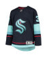 Фото #3 товара Big Boys Yanni Gourde Deep Sea Blue Seattle Kraken Home Premier Player Jersey