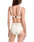 Фото #2 товара Lisa Marie Fernandez Magdalena Belted High-Waist 2Pc Bikini Set Women's White 1