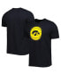 Фото #1 товара Men's Black Iowa Hawkeyes Basketball Logo T-shirt