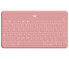 Фото #2 товара Logitech Keys-To-Go - French - 1.7 cm - 1.2 mm - Apple - iPad - iPhone - Apple TV - Pink