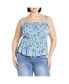 ფოტო #1 პროდუქტის Plus Size Lyla Print Top