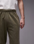 Фото #8 товара Topman vintage wash relaxed jogger in green - KHAKI