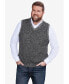 Фото #5 товара Big & Tall Shaker Knit V-Neck Sweater Vest