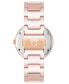 ფოტო #3 პროდუქტის Women's Three-Hand Quartz Pink Ceramic Bracelet Watch, 24.5mm