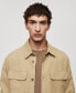 Фото #4 товара Men's Pocket Linen-Blend Jacket
