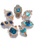 Фото #4 товара Chocolatier Blue Topaz (2-5/8 ct. t.w.) and Diamond (1/5 ct. t.w.) Ring in 14k Rose Gold, Created for Macy's