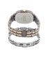 ფოტო #12 პროდუქტის Men's Crystal Bracelet Watch 46mm Gift Set