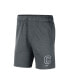 Фото #2 товара Men's Gray Clemson Tigers Fleece Shorts