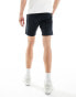 Фото #2 товара ASOS DESIGN slim stretch chino shorts in black