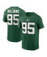 Фото #1 товара Men's Quinnen Williams Green New York Jets Player Name and Number T-shirt