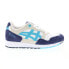 Фото #1 товара Asics Gel-Saga 1193A095-103 Mens White Suede Lifestyle Sneakers Shoes