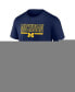 Фото #2 товара Men's Navy Michigan Wolverines Big and Tall Team T-shirt