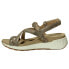 Фото #3 товара VANELi Trevin Snake Wedge Womens Beige Casual Sandals 308743