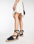 Фото #1 товара Vero Moda lace up espadrilles in black