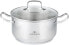 Фото #1 товара Gerlach Simple Stainless Steel Cooking Pot Induction Pot Cookware Suitable for Induction Cookers 4.5 L