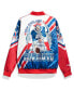 ფოტო #2 პროდუქტის Men's Red New England Patriots Fanimation Satin Full-Snap Jacket