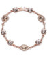 Фото #1 товара Mixed Cut Crystal Bar Link Flex Bracelet