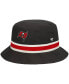 Фото #1 товара Men's '47 Graphite Tampa Bay Buccaneers Striped Bucket Hat