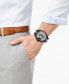 Men's Chronograph Mega Chief Black Silicone Strap Watch 51mm