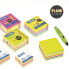 MILAN Pad 400 Fluo Coloured Adhesive Notes 76x76 mm