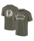 ფოტო #1 პროდუქტის Men's and Women's Olive Dallas Mavericks Elements Super Soft Short Sleeve T-Shirt