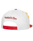 Фото #2 товара Men's White Miami Heat Hot Fire Snapback Hat