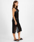 Фото #3 товара Juniors' Low-Back Midi Dress Swim Cover-Up, Created for Macy's