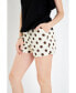 ფოტო #1 პროდუქტის Women's Textured Dots Shorts