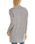 Qi Cashmere Duster Women's Grey M