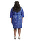 Фото #10 товара Women's Lace 3/4-Sleeve Sheath Dress