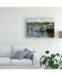 Фото #3 товара Michael Budden Manasquan Boats Canvas Art - 15" x 20"