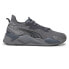 Фото #1 товара Puma RsXk Lace Up Mens Grey Sneakers Athletic Shoes 39278703
