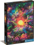 Clementoni Clementoni Puzzle 500el Colorboom Psychodeliczny wschód słońca w dżungli 35518